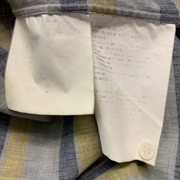 COMME des GARCONS HOMME PLUS Size L Grey Multi-Color Stripe Long Sleeve Shirt - Picture 6 of 8